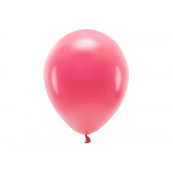 Balony lateksowe Eco, pastelowe - jasnoczerwone, 30 cm, 10 szt.
