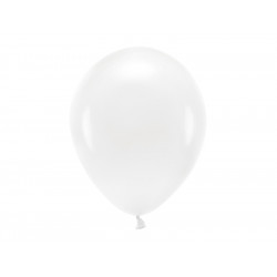 Latex Pastel Eco balloons - white, 30 cm, 10 pcs.