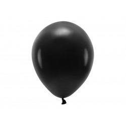 Balony lateksowe Eco, pastelowe - czarne, 30 cm, 10 szt.