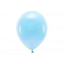 Latex Pastel Eco balloons - sky blue, 30 cm, 10 pcs.
