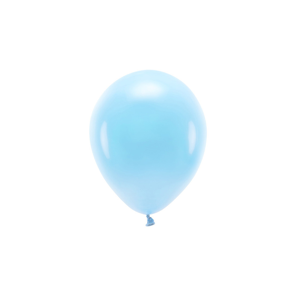 Balony lateksowe Eco, pastelowe - błękitne, 30 cm, 10 szt.