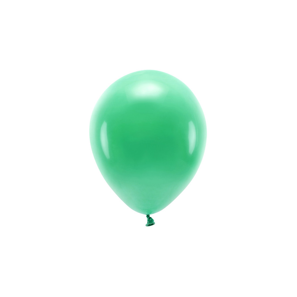 Balony lateksowe Eco, pastelowe - zielone, 30 cm, 10 szt.
