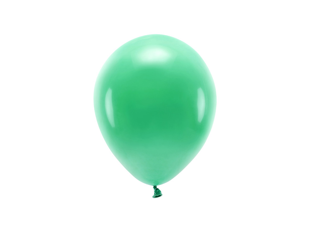 Balony lateksowe Eco, pastelowe - zielone, 30 cm, 10 szt.