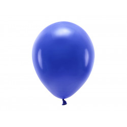 Balony lateksowe Eco, pastelowe - granatowe, 30 cm, 10 szt.