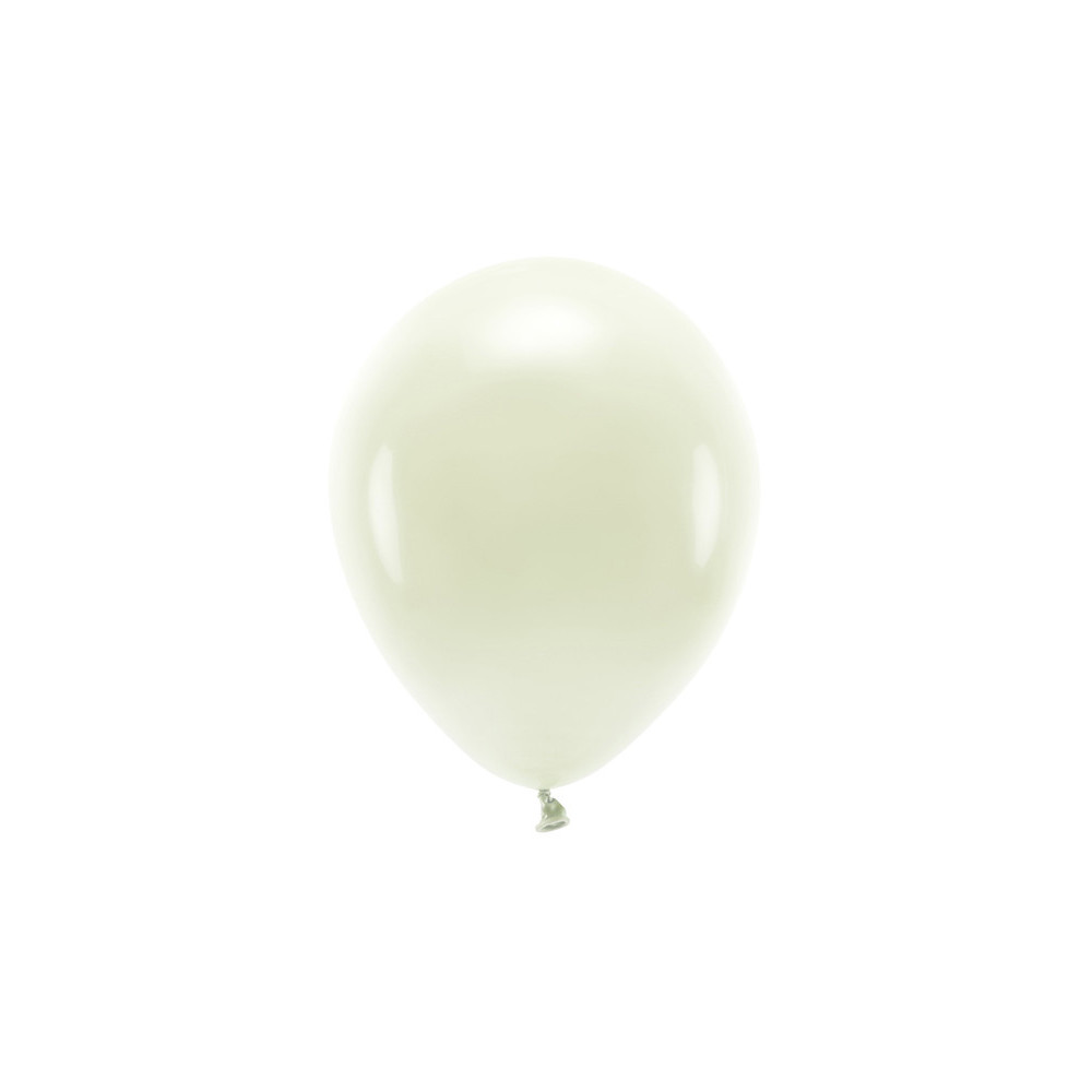 Latex Pastel Eco balloons - cream, 30 cm, 10 pcs.