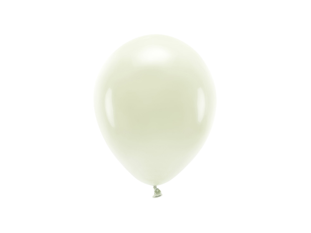 Latex Pastel Eco balloons - cream, 30 cm, 10 pcs.