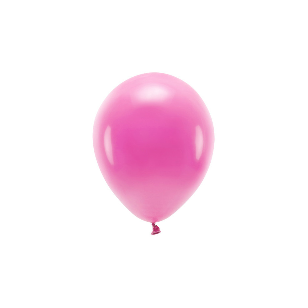Balony lateksowe Eco, pastelowe - fuksja, 30 cm, 10 szt.