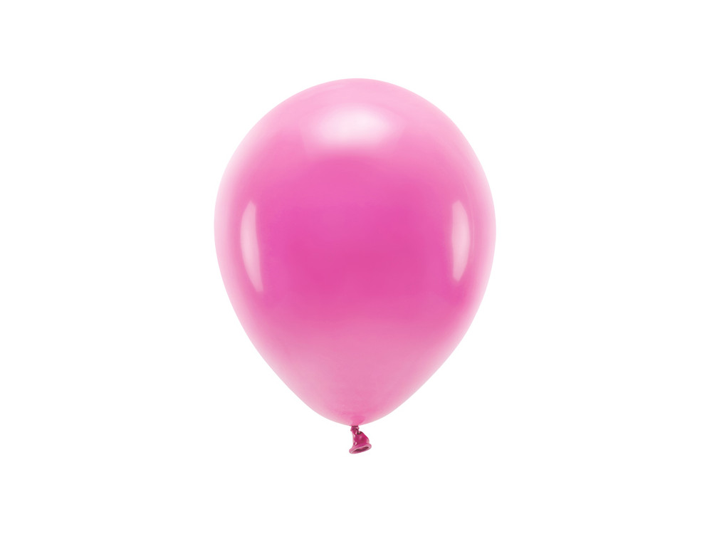 Balony lateksowe Eco, pastelowe - fuksja, 30 cm, 10 szt.