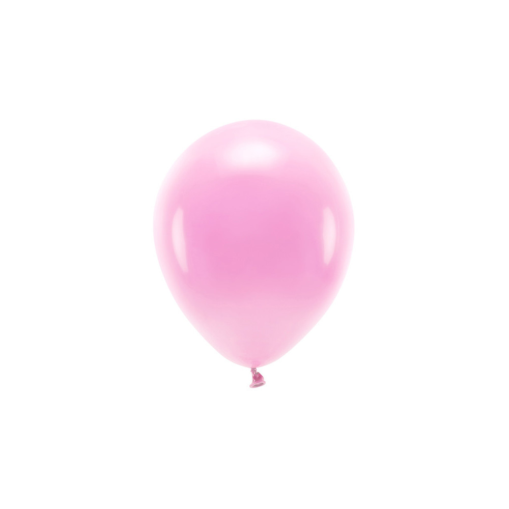 Balony lateksowe Eco, pastelowe - różowe, 30 cm, 10 szt.