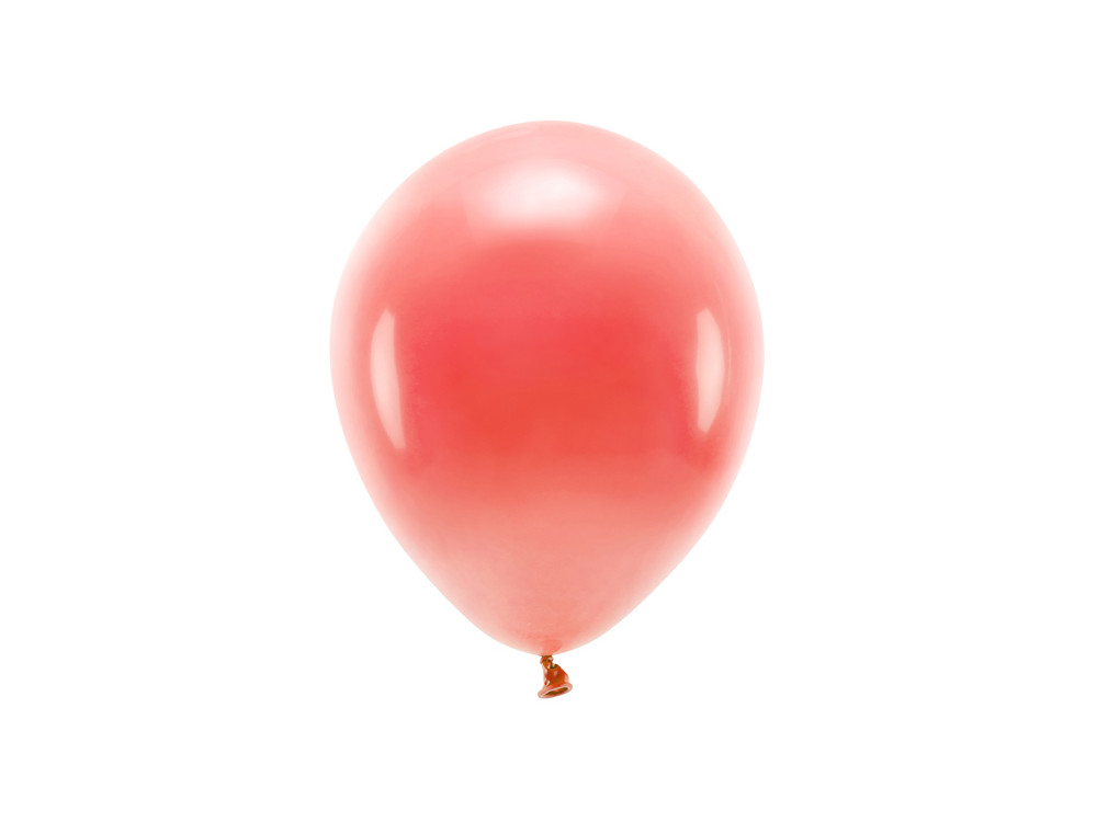 Balony lateksowe Eco, pastelowe - koralowe, 30 cm, 10 szt.