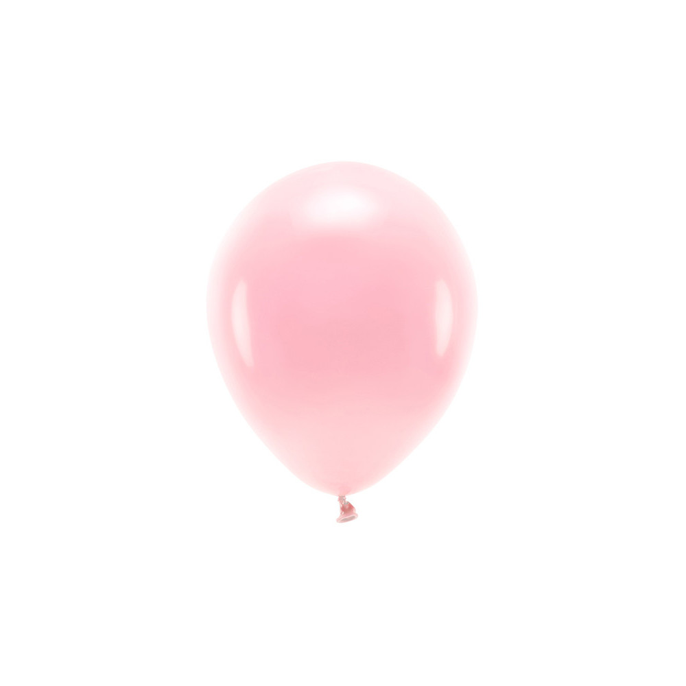 Balony lateksowe Eco, pastelowe - rumiany róż, 30 cm, 10 szt.