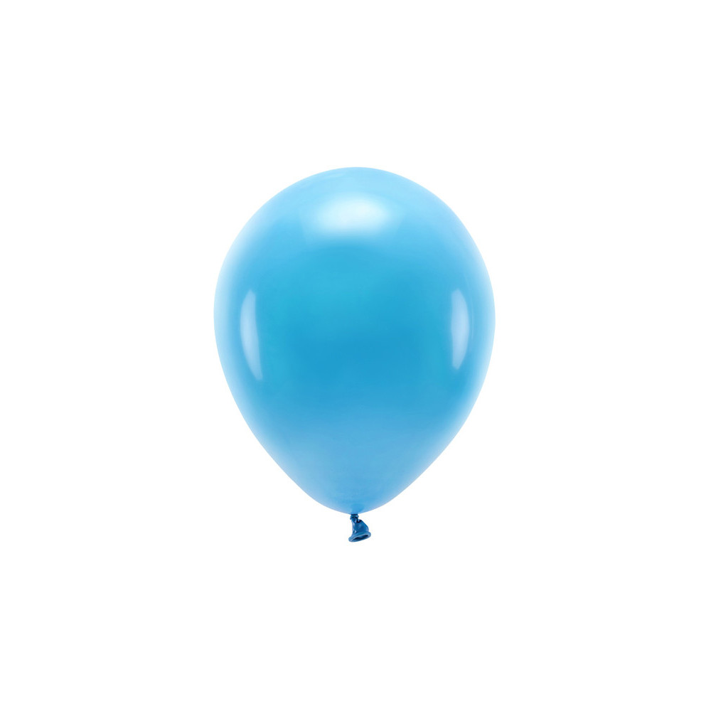 Latex Pastel Eco balloons - turquoise, 30 cm, 10 pcs.