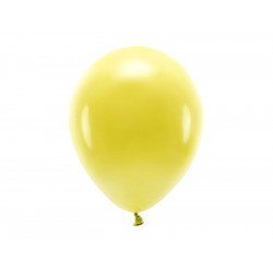 Latex Pastel Eco balloons - dark yellow, 30 cm, 10 pcs.