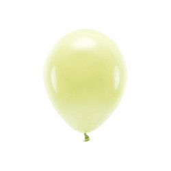 Latex Pastel Eco balloons - light yellow, 30 cm, 10 pcs.