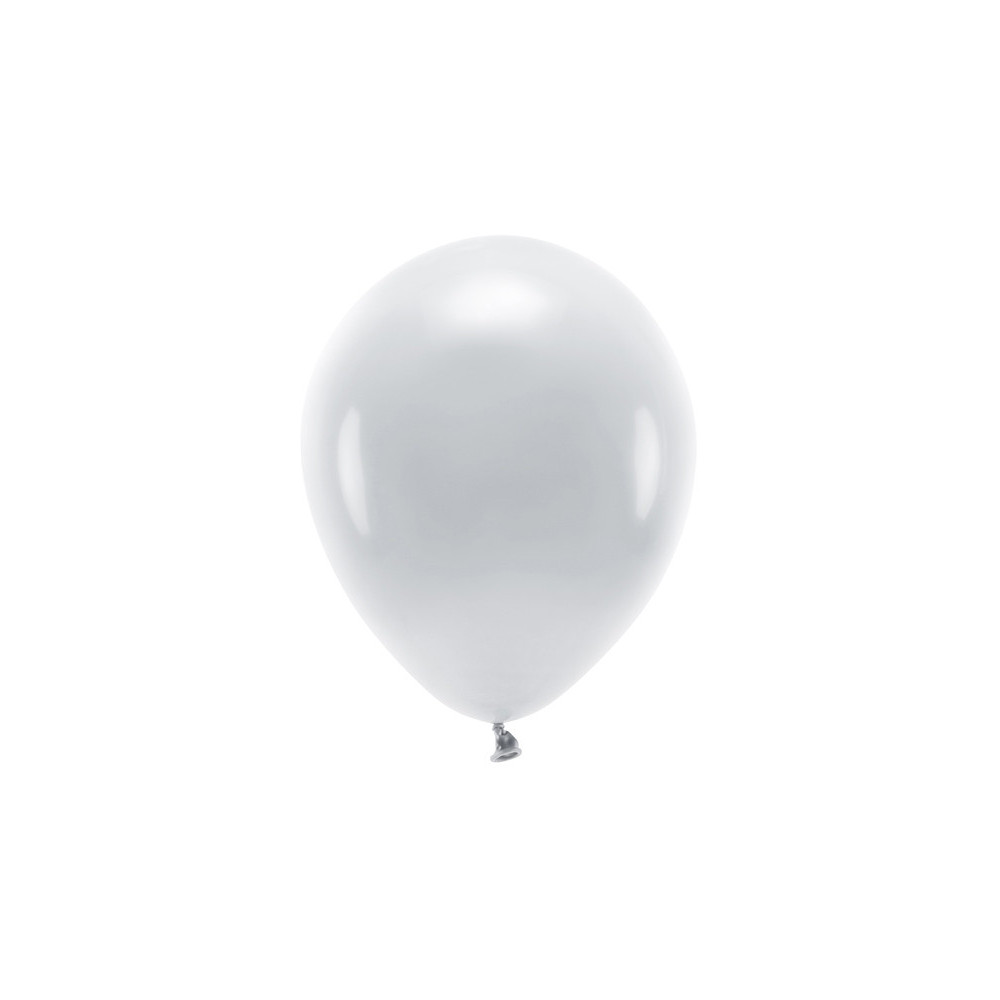 Latex Pastel Eco balloons - grey, 30 cm, 10 pcs.