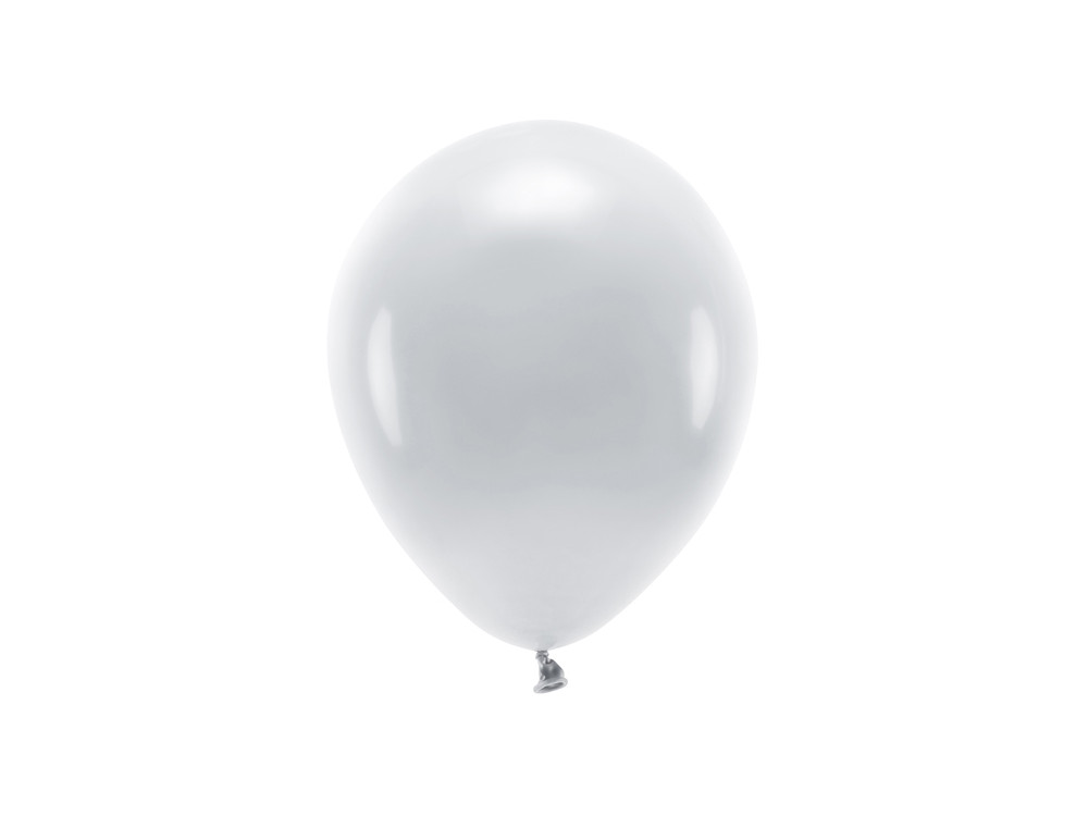 Balony lateksowe Eco, pastelowe - szare, 30 cm, 10 szt.