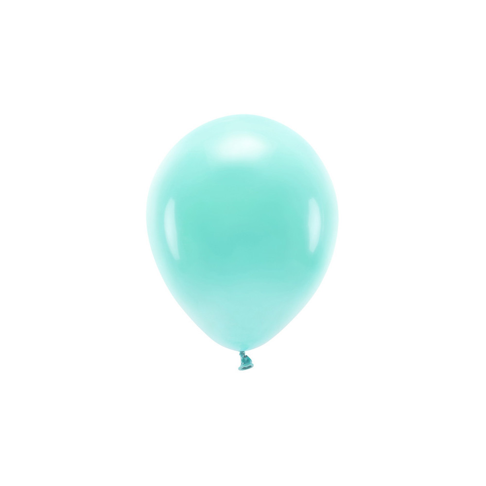 Latex Pastel Eco balloons - dark mint, 30 cm, 10 pcs.