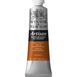 Farba olejna Artisan Water - Winsor & Newton - Burnt Sienna, 37 ml