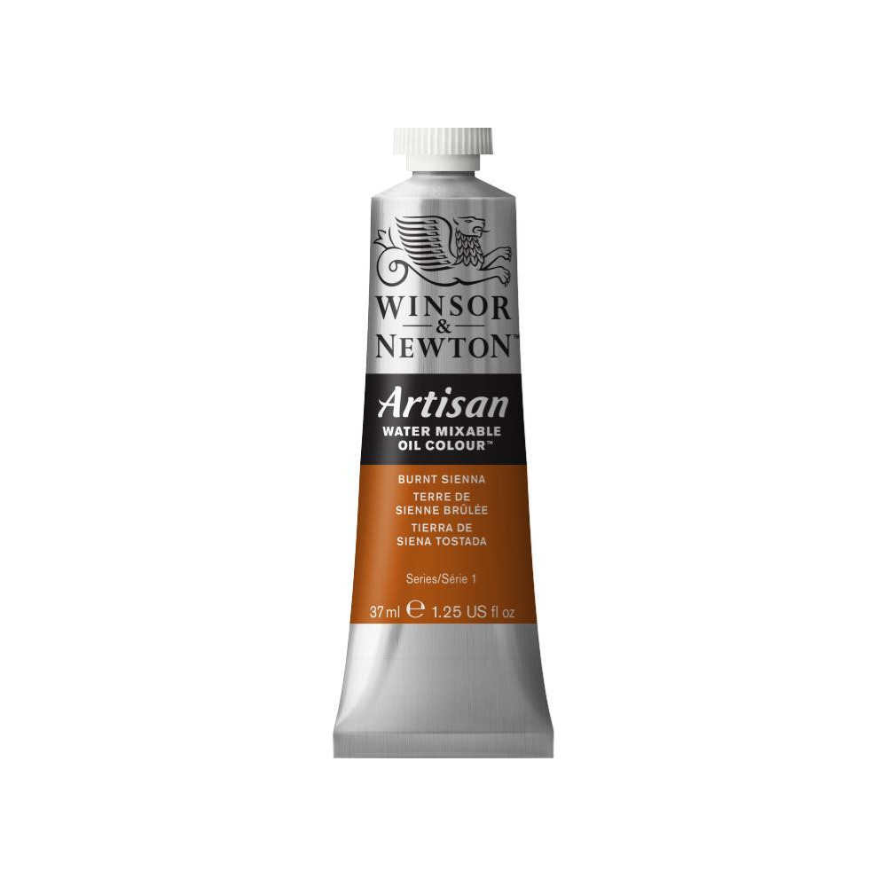 Artisan Water oil paint - Winsor & Newton - Burnt Sienna, 37 ml