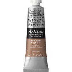 Artisan Water oil paint - Winsor & Newton - Burnt Umber, 37 ml