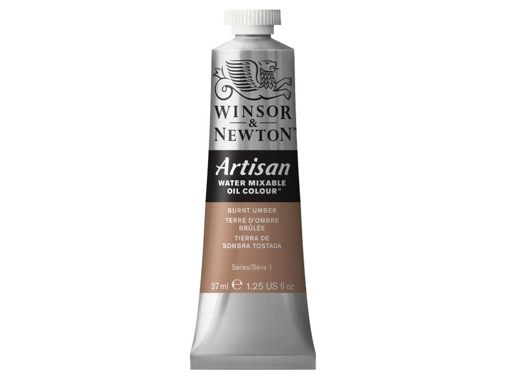 Artisan Water oil paint - Winsor & Newton - Burnt Umber, 37 ml