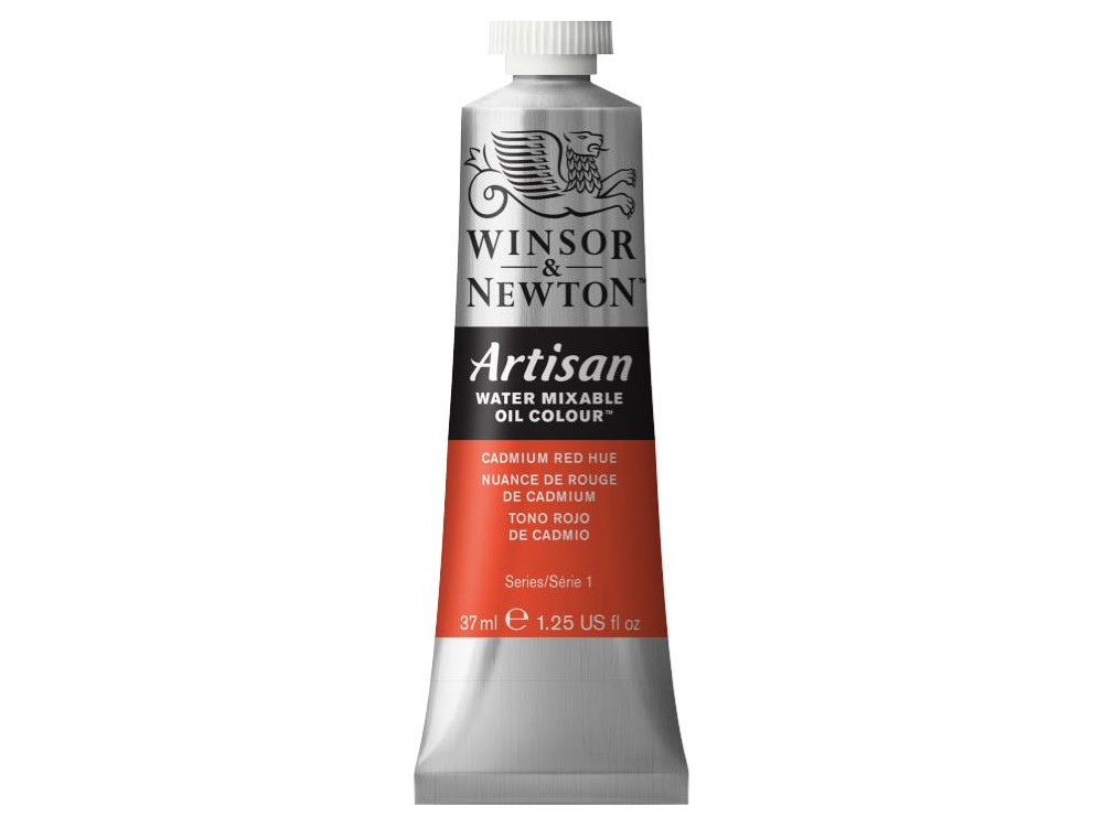 Artisan Water oil paint in tube - Winsor & Newton - Cadmium Red Hue, 37 ml