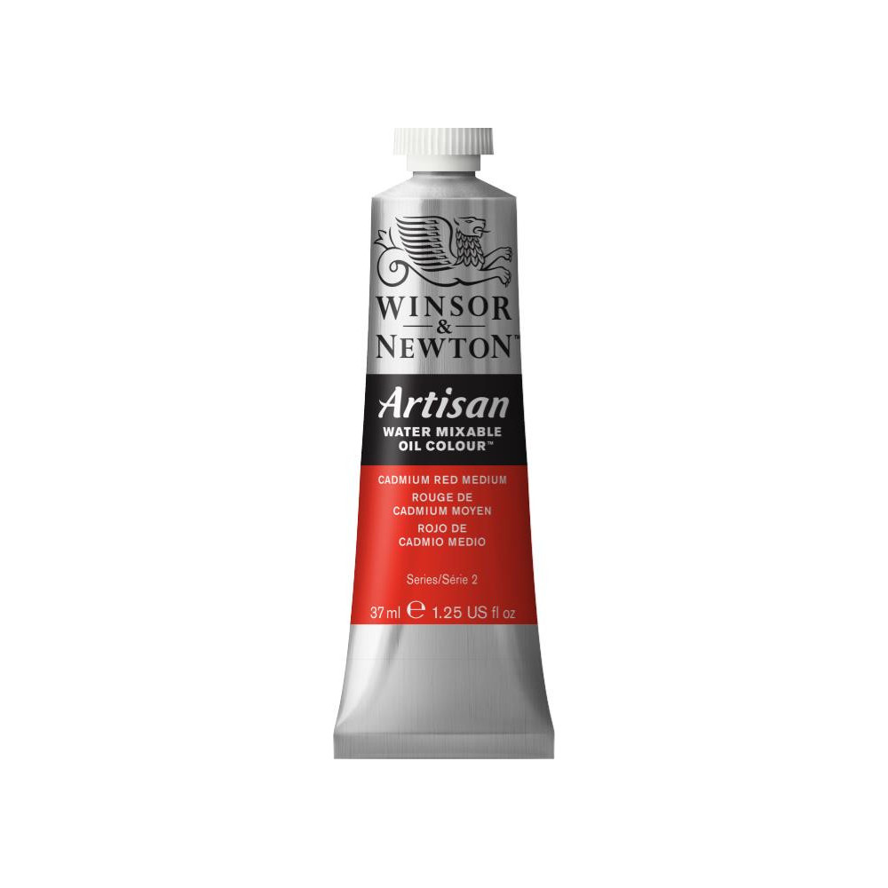 Artisan Water oil paint - Winsor & Newton - Cadmium Red Medium, 37 ml