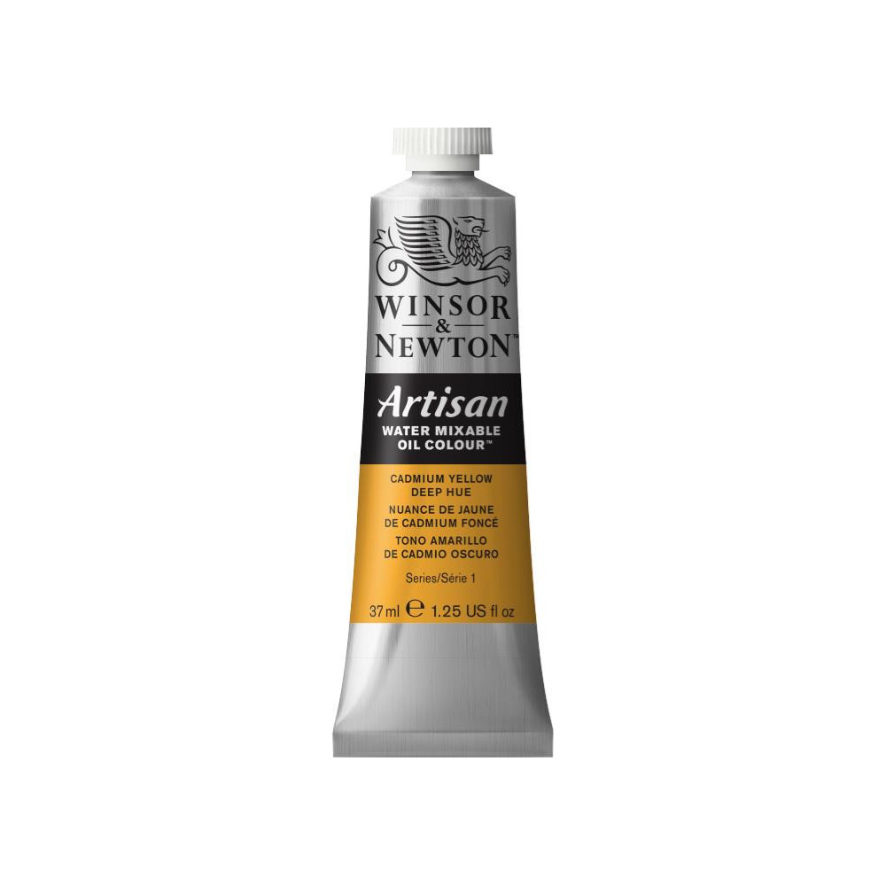 Artisan Water oil paint - Winsor & Newton - Cadmium Yellow Deep Hue, 37 ml