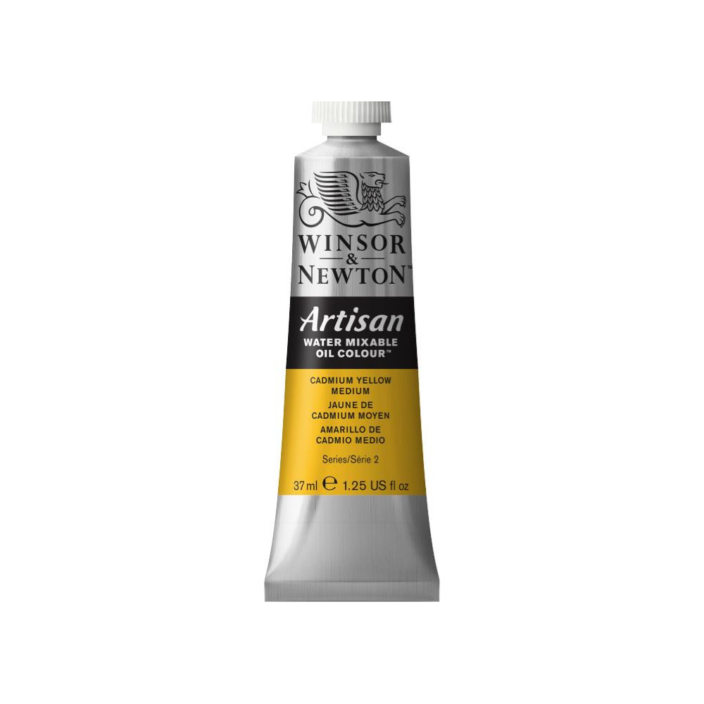 Artisan Water oil paint - Winsor & Newton - Cadmium Yellow Medium, 37 ml