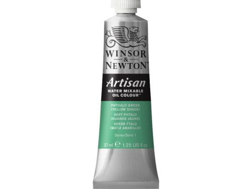 Artisan Water oil paint - Winsor & Newton - Phthalo Green (yellow shade), 37 ml