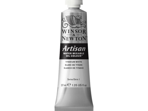 Artisan Water oil paint - Winsor & Newton - Titanium White, 37 ml