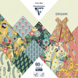 Origami paper Kiribati - Clairefontaine - 70 g, 60 sheets