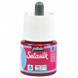 Farba do jedwabiu Setasilk - Pébéo - Raspberry, 45 ml