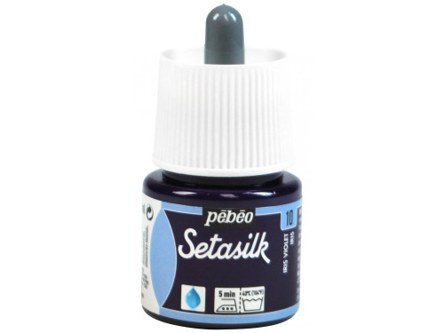 Setasilk water based paint for silk - Pébéo - Iris Violet, 45 ml
