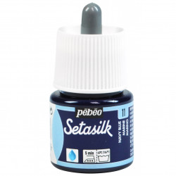 Farba do jedwabiu Setasilk - Pébéo - Navy Blue, 45 ml
