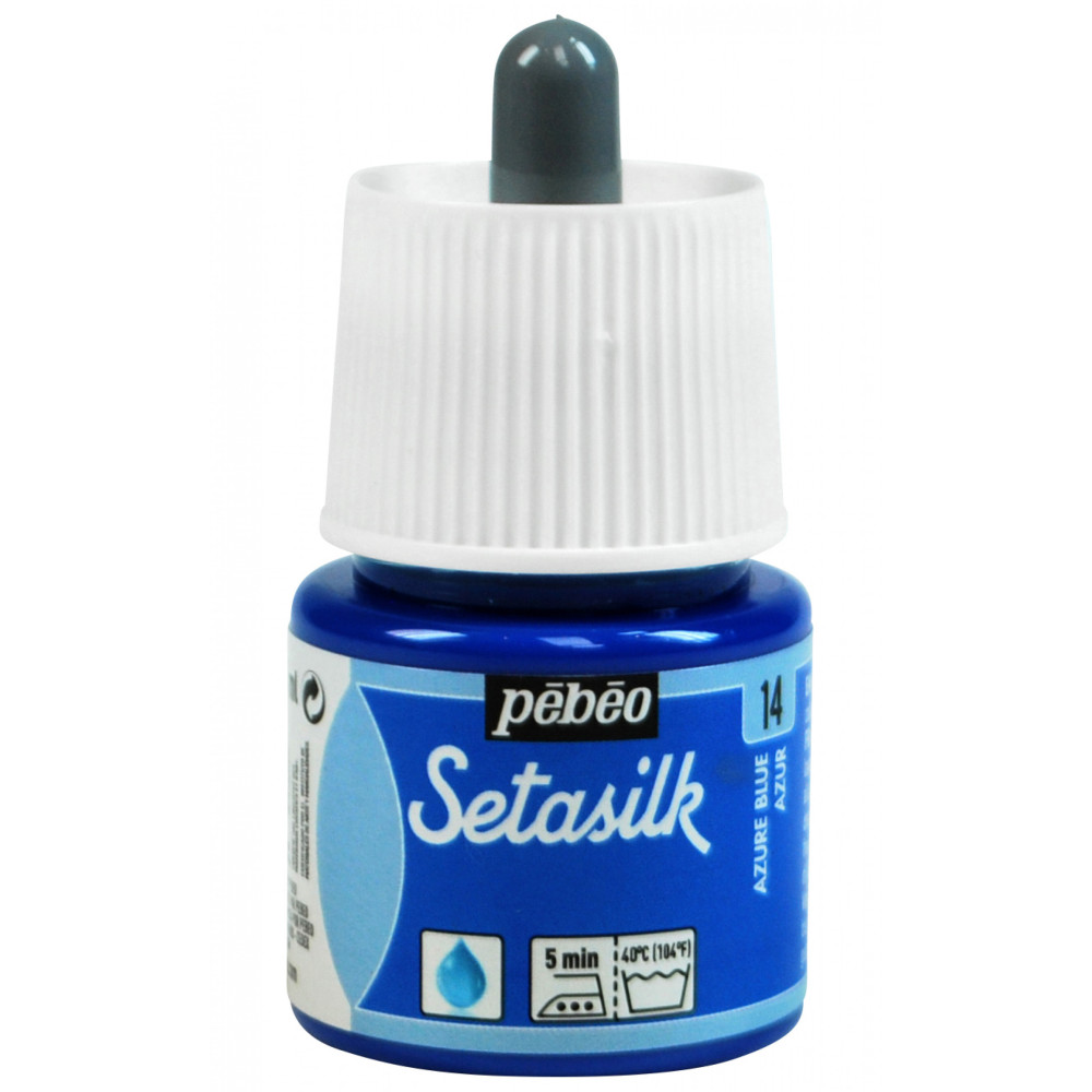 Farba do jedwabiu Setasilk - Pébéo - Azure Blue, 45 ml