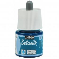 Setasilk water based paint for silk - Pébéo - Turquoise, 45 ml