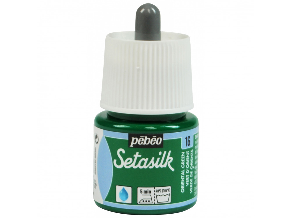 Farba do jedwabiu Setasilk - Pébéo - Oriental Green, 45 ml