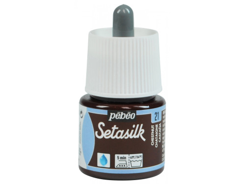 Farba do jedwabiu Setasilk - Pébéo - Chestnut, 45 ml