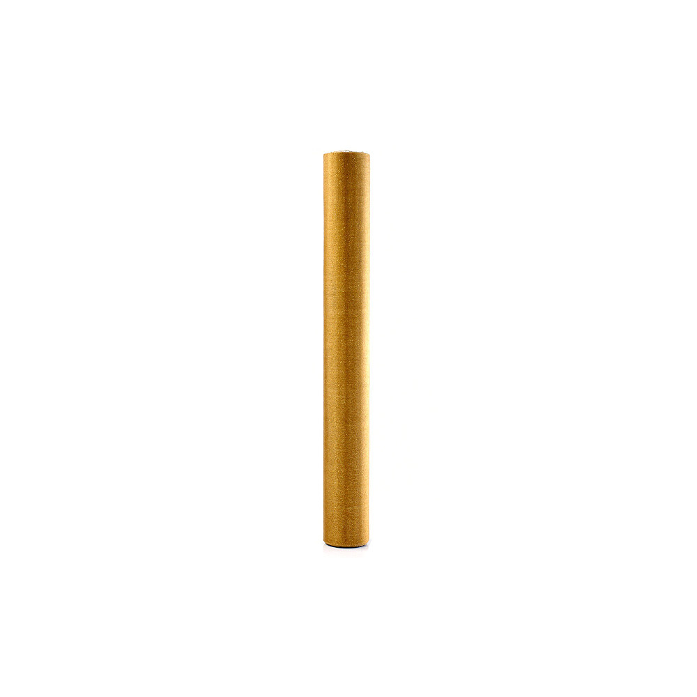 Glittery organza - gold, 35 cm x 9 m