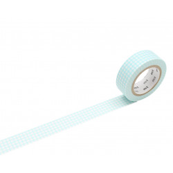 Taśma papierowa washi - MT Masking Tape - Hougan Mint Blue, 7 m