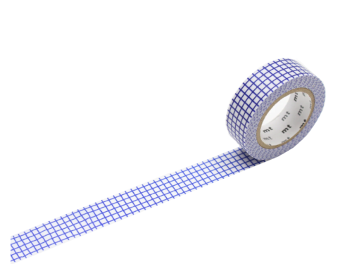 Taśma papierowa washi - MT Masking Tape - Hougan Blueberry, 7 m