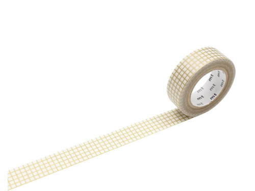 Taśma papierowa washi - MT Masking Tape - Hougan Gold, 7 m