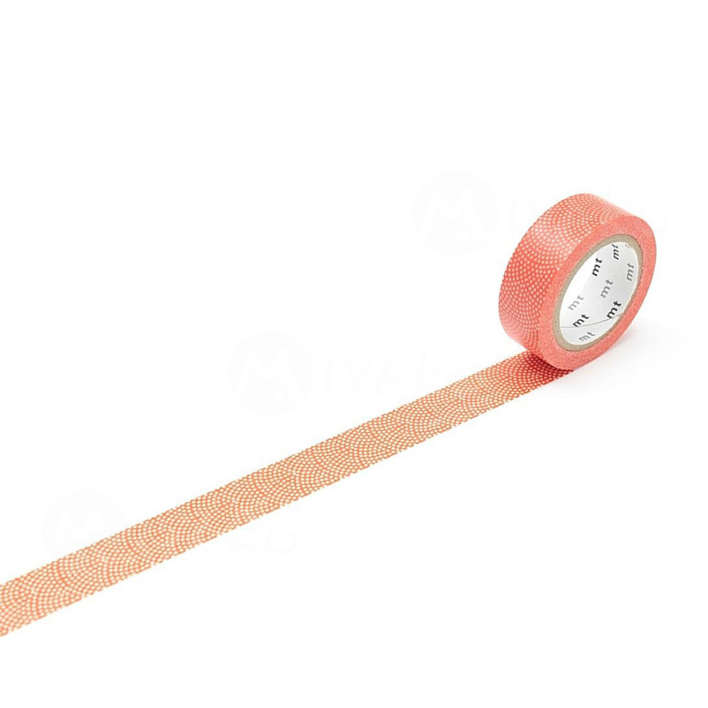Washi tape - MT Masking Tape - Samekomon Orange, 7 m