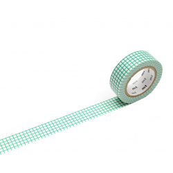 Taśma papierowa washi - MT Masking Tape - Hougan Emerald, 7 m