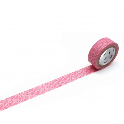 Washi tape - MT Masking Tape - Seigaiha Rose Pastel, 7 m