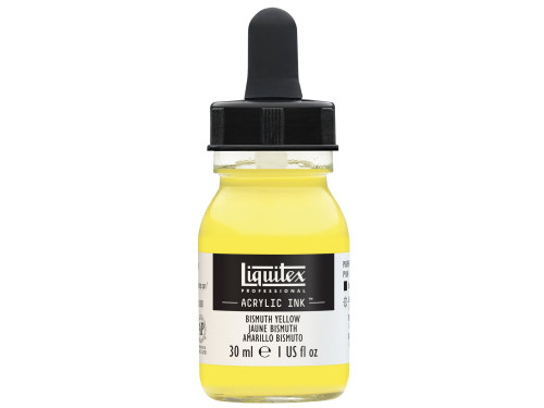 Professional Acrylic ink - Liquitex - Bismuth Yellow, 30 ml