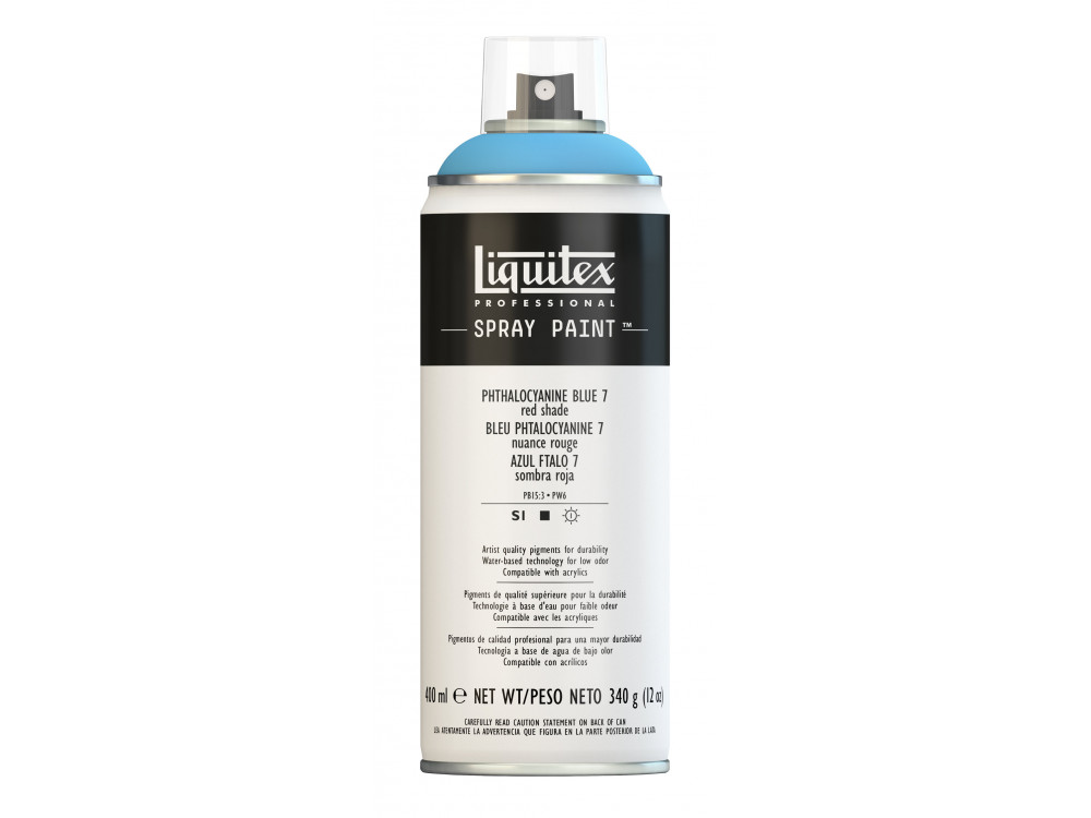 Farba akrylowa w spray'u - Liquitex - Phthalocyanine Blue 7, 400 ml