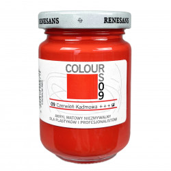 Farba akrylowa Colours - Renesans - 09, red cadmium, 125 ml
