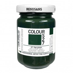 Acrylic paint Colours - Renesans - 27, Sap Green, 125 ml
